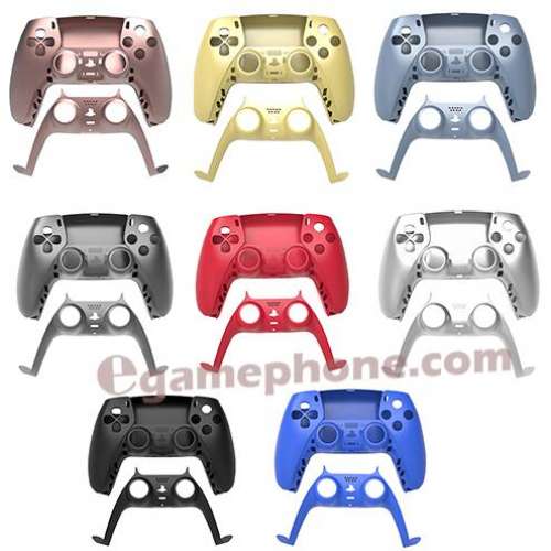 Replacement Shell for PS5, DIY Replacement Controller Housing Shell Case  Set Front and Back Cover for Playstation 5 Dualsense Controllers