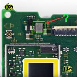 Nintendo switch board next screen connector component Inductor replacement