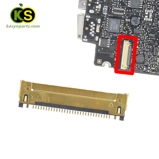 MacBook Pro 13" A1342, Pro A1278 A1342 2008-2012  LVDS Display Connector  30 pin