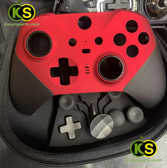 personalized Xbox Elite Series 2 controller red facecover front shell replacement