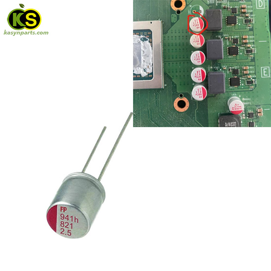 Xbox one slim board NICHICON Electrolytic Capacitor FP-Cap 820 µF Replacement