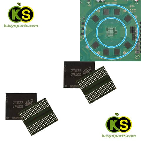 ps5 board D9XDT D9WZX MT61K512M32KPA-14:B 2 GB GDDR6 SGRAM