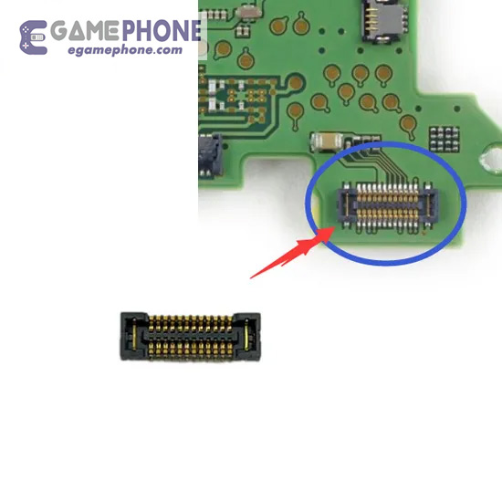 New 3DS XL (2015) motherboard Game Slot Card Reader ZIF connectors Cable Socket Clip Ribbon Connector Socket