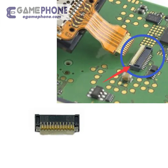 New 3DS XL (2015) motherboard SD reader FPC ZIF connectors Cable Socket Clip Ribbon Connector Socket