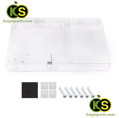 Full Housing Shell Clear Cover Replacement For PS2 Slim SCPH 7XXXX 9XXXX Console