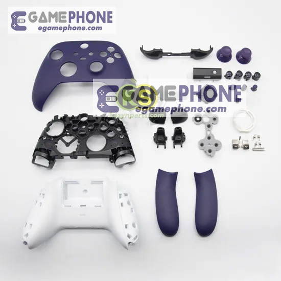 Full set shell case grips buttons custom Astral Purple for Xbox Series X|S 1914 controller replacement