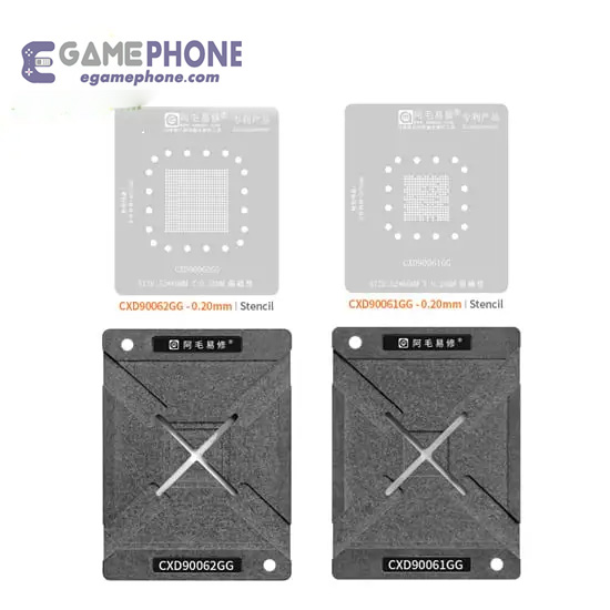 PS5 South Bridge Graphics IC Positioning plate BGA Stencil Reballing Template Station Kit