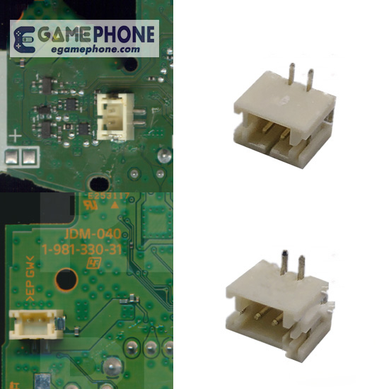 ps4 controller pcb board battery connector replacement