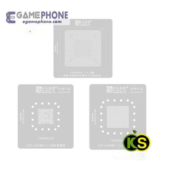 PS5 CXD90061GG CXD90060GG CXD90062GG  GPU CPU BGA Reballing Stencil Template