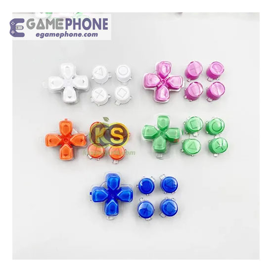 Crystal color button ABXY D pad button for Playstation 5 Dualsense PS5
