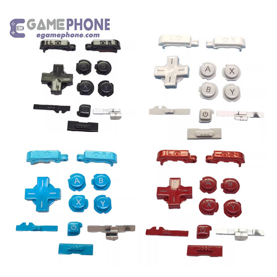 Nintendo 3DS ABXY D-pad R L Shoulder Trigger Slider Buttons set