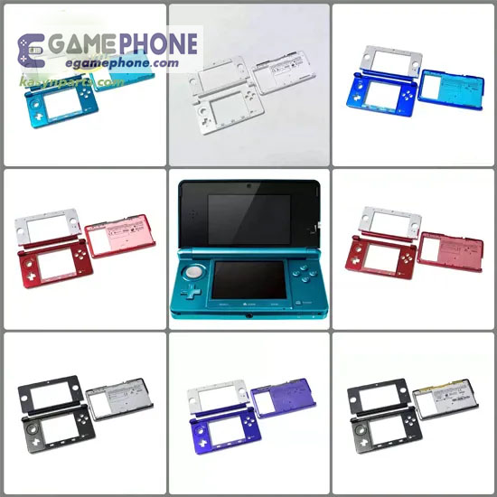 Original new nintendo 3ds 2011 limited Housing Cover MidFrame lcd bottom Case Kits replacement