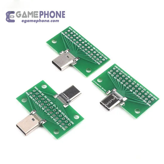 USB Type C Male Female Plug Breakout Board USB 3.1