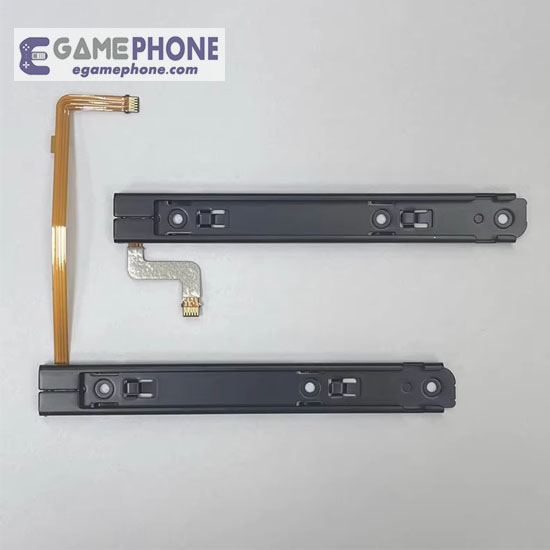 Right Left L R Slider Rail with Flex Cable for Nintendo Switch Oled joy-con Replacement