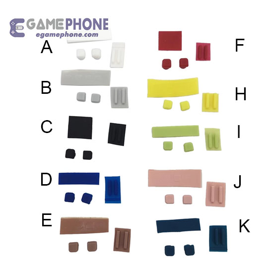 Nintendo DS Lite NDSL Screw Hole Silicone Rubber Dust Cover Plug