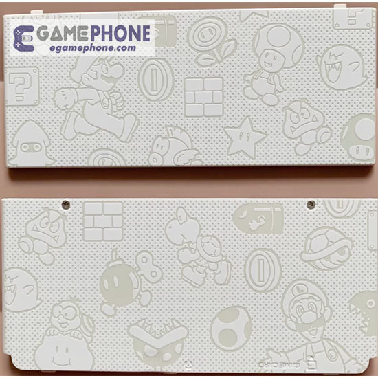 Nintendo NEW3DS Super Mario White Edition Cover Plates Replacement