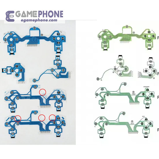 Dualshock 4 PS4 Pro Slim Controller Buttons Conductive Film Ribbon Circuit Board