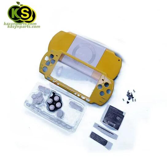 PSP 2000 Simpsons Full Housing Shell Case Buttons Screw Stickers Replacement