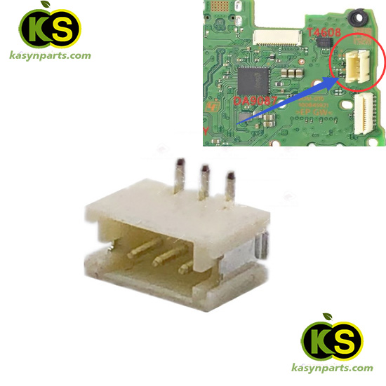 ps5 controller pcb board battery connector replacement