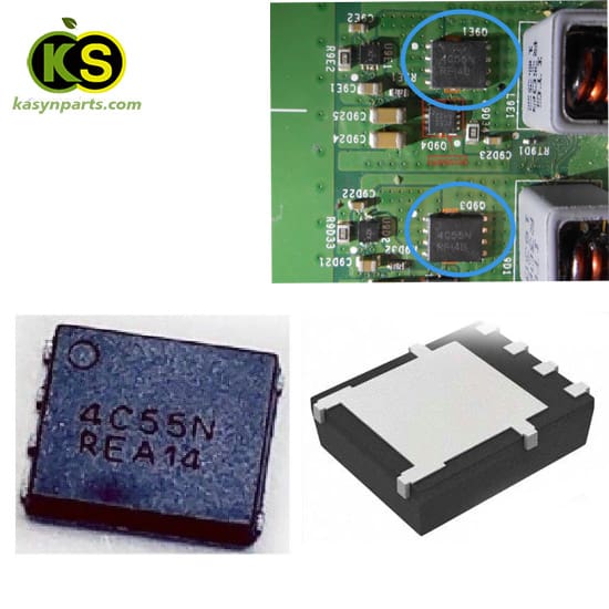 Xbox one s Q9D3 Q9E1 4C55N N−Channel  QFN-8 Mosfet