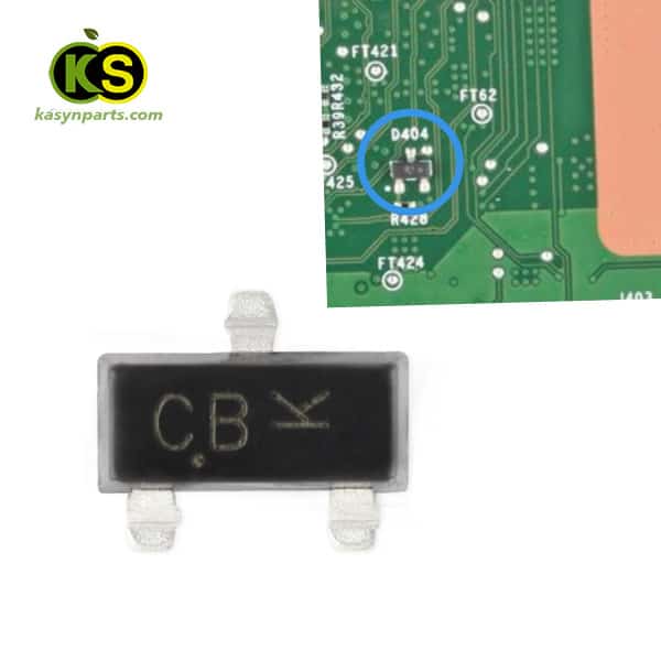 xbox series s D404  SOT23-3 Dual Series Schottky Barrier Diode