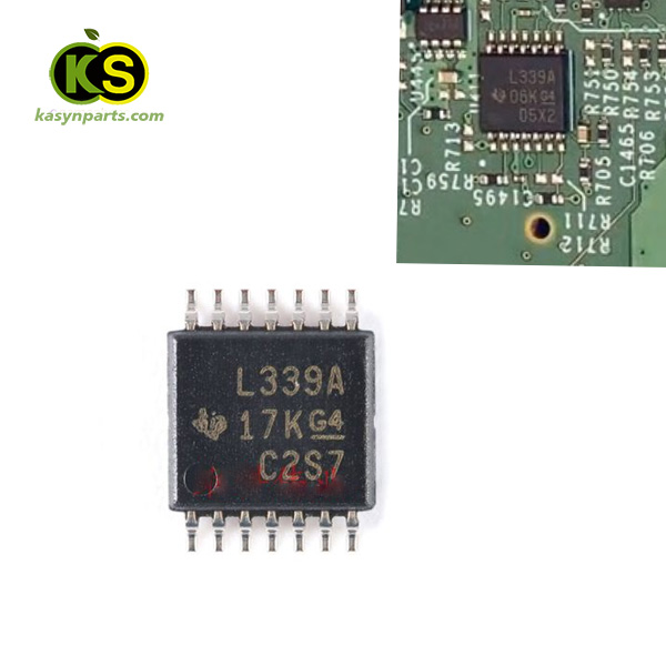 Xbox Series S U411 L339A TSSOP-14 Quad differential comparator Component