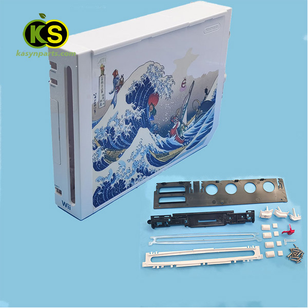 Custom wii ukiyo-e surfing edition Housing Shell Cover Replacement
