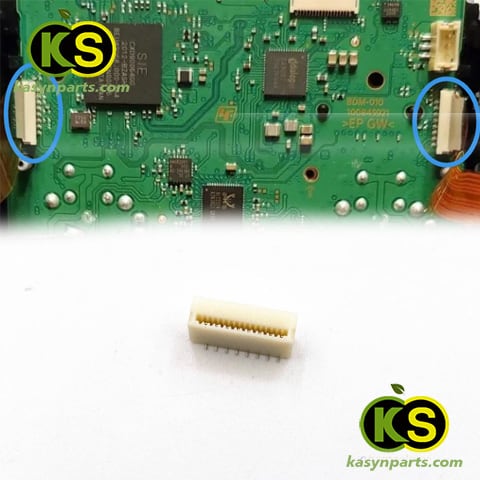 ps5 dualsense board L R adaptive trigger FPC ribbon cable plug connector replacement