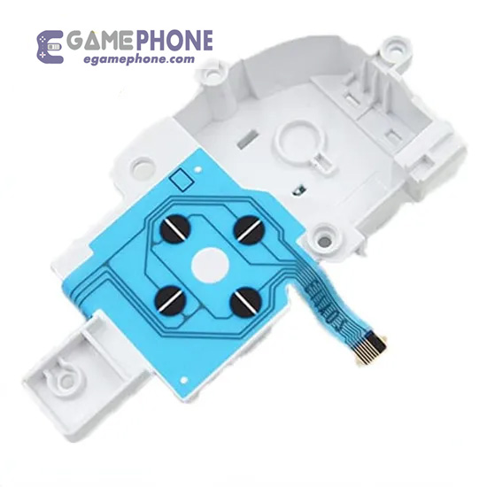 L R Conductive Film Button Ribbon Flex Cable W/ Bracket For Wii U Pad - Image 2