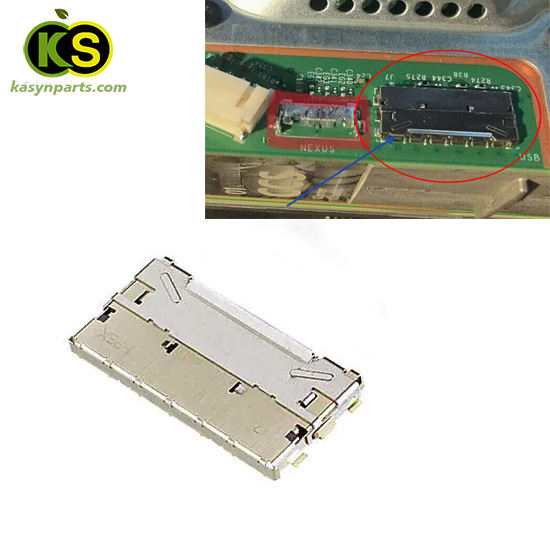 Xbox Series X XSX board internal USB port connector near NEXUS port Replacement