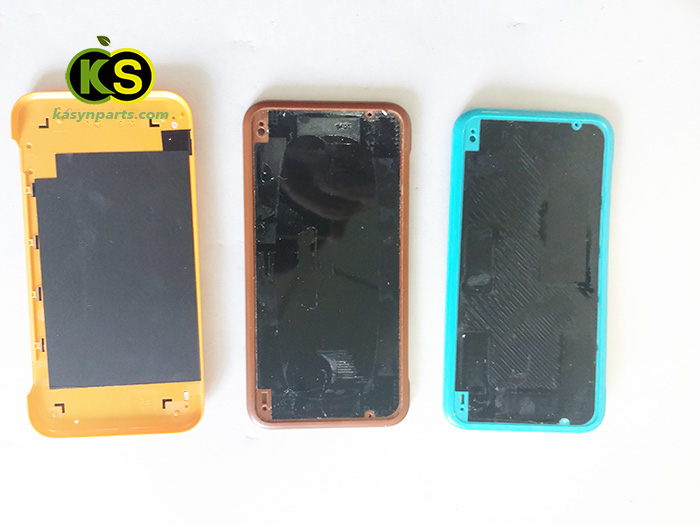 New Nintendo 2ds xl Shell front housing Turquoise orange Edition replacement