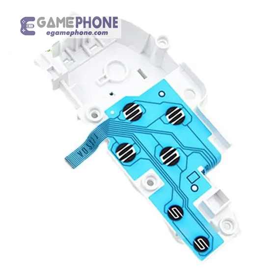 L R Conductive Film Button Ribbon Flex Cable W/ Bracket For Wii U Pad - Image 3
