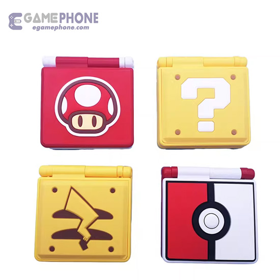 Pokemon Pokeball Pikachu edition shell case replacement for Game Boy Advance SP AGS-001