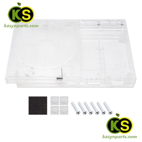Full Housing Shell Clear Cover Replacement For PS2 Slim SCPH 7XXXX 9XXXX Console - Image 5
