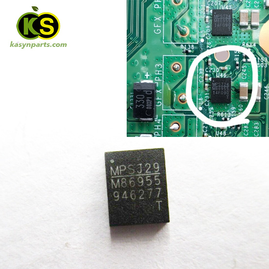 XBOX ONE X Board  M86955 M8695S  U41 U46 QFN IC replacement