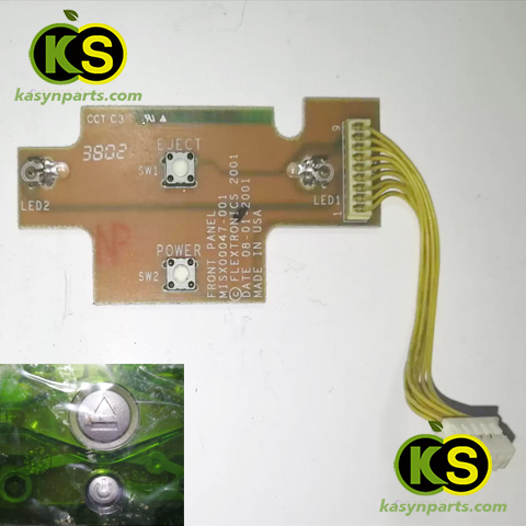 XBOX Classic 1st Gen OG Power Eject Button Switch Circuit Board Front Panel Assembly