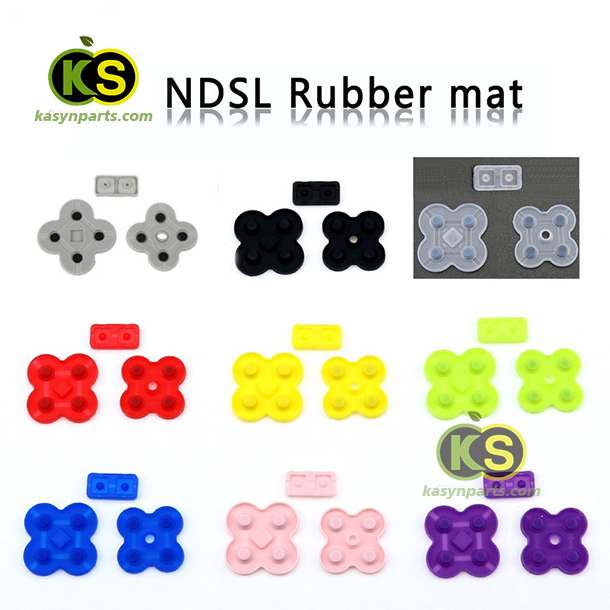 Colors Nintendo DS Lite NDSL Rubber Conductive Adhesive Button Pad