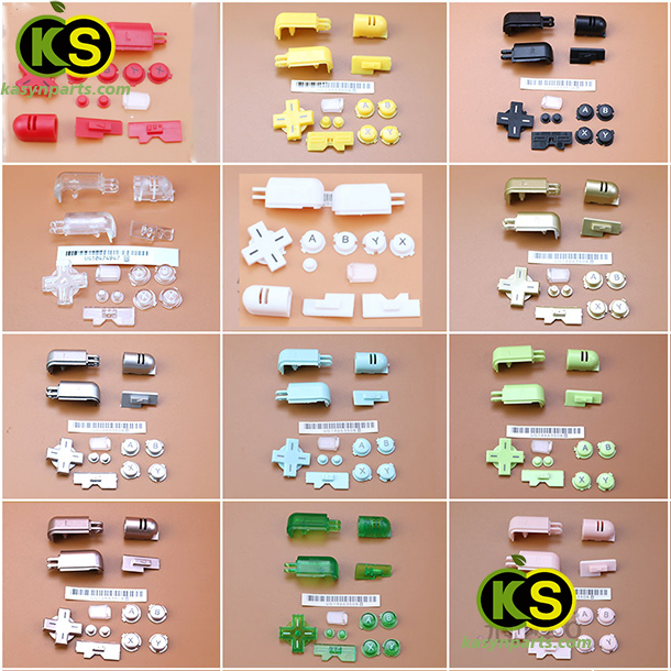 Nintendo DS Lite NDSL ABXY LR Full Button Kit code lable