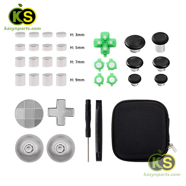 PS5 DualSense Controller Metal FPS elite Thumbsticks D-Pad Paddles Buttons DIY Kit