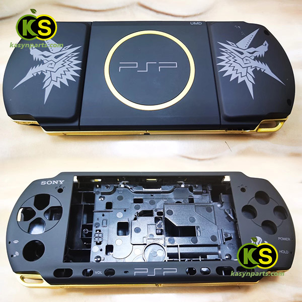 PSP 3000 3rd Monster Hunter Replacement Housing for Playstation Portable Shell Cover Buttons Case