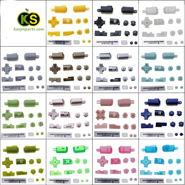 14pcs/set Nintendo DS Lite NDSL A B X Y D-Pad L R Buttons Kit