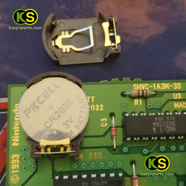 FC SFC NES SNES N64 CR2032 Battery Holder S8421-45R