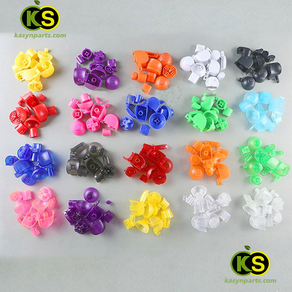 Custom Buttons ABXYZ Thumbstick Cap Joystick Dpad Buttons for Nintedno Gamecube NGC Controller