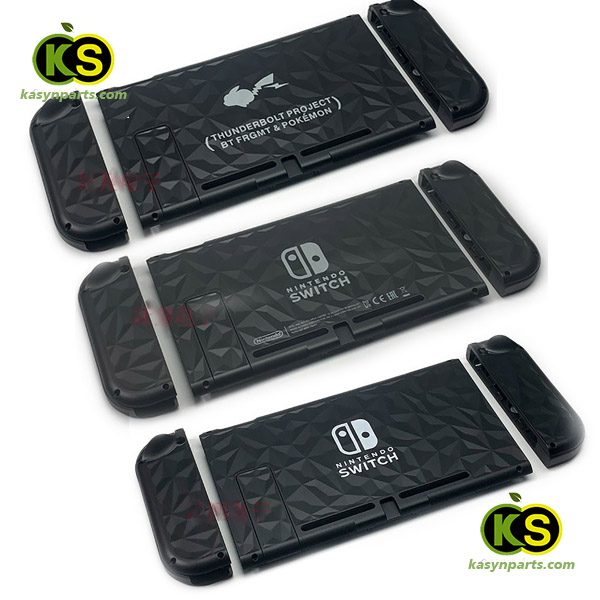 nintendo switch joycon thunderbolt project pokemon limited custom cut replacement shell