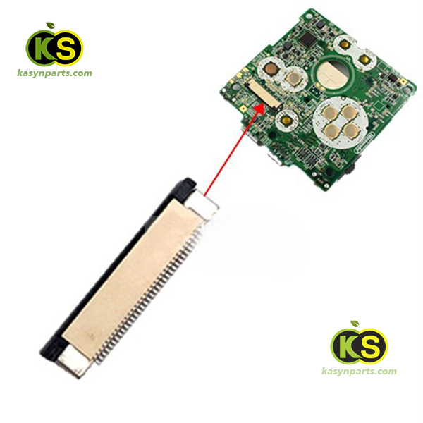 Gameboy GBA SP LCD display flex cable ribbon connector Jack socket