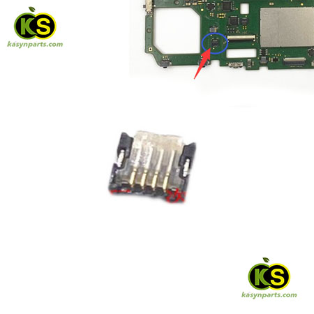 New 2dsxl Touch Screen Buckle  Flex FPC Connector Clip replacement