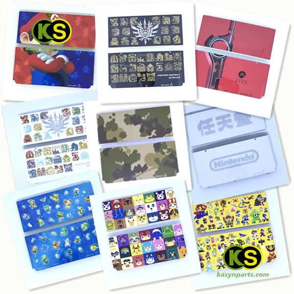 Nintendo New 3DS Kisekae Cover Plates Faceplates JAPAN