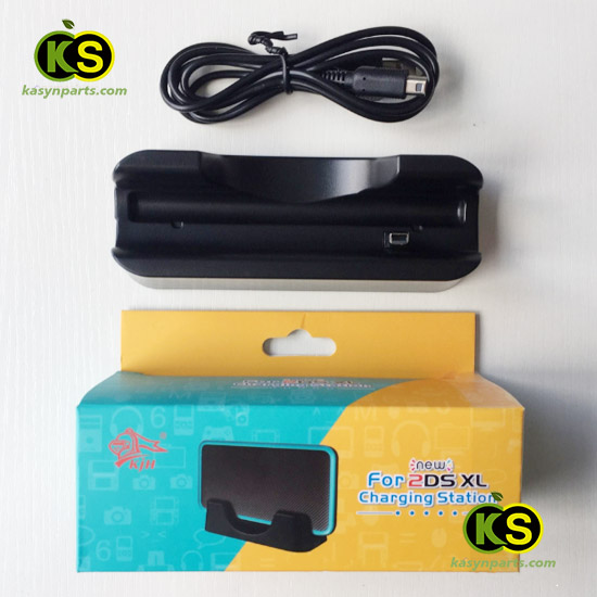 New 2DS XL Charger Dock USB Charging Stand Vertical Storage Charging Port Cable - Image 2