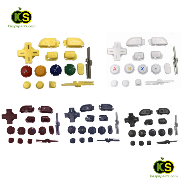Nintendo New 3DS XL LL(2015) ABXY R L ZR ZL custom colored button set replacement