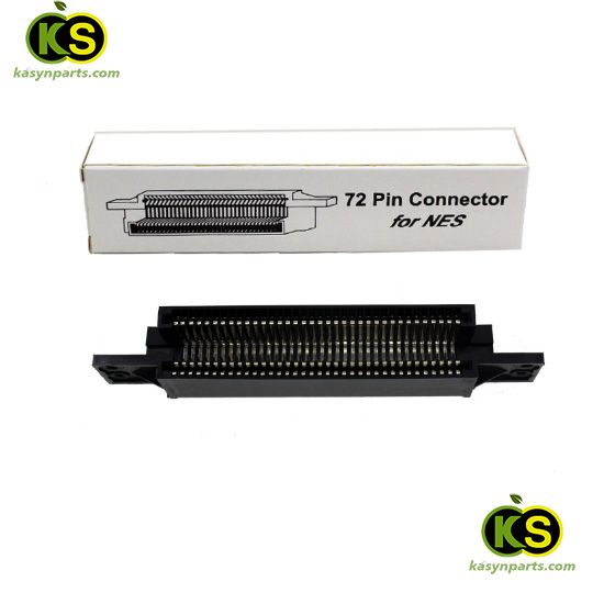 72 Pin Game Cartridge card Slot Connector Replacement for NES 8 Bit
